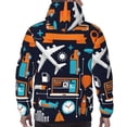thumbnail image 7 of Sikiie Creative Transport Men's Hoodie, Essentials Hoodie, Sweatshirt, Pullover Hooded Sweatshirt for Men-Medium, 7 of 7