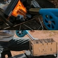 thumbnail image 6 of Tunhigl Portable Handheld BBQ Fan - Manual Crank Fire Blower for Outdoor Grilling, Camping & Picnics - Durable Metal Blades & Speed Control Black, 6 of 9