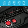 thumbnail image 4 of Kidzone 12V 7AH Kids Ride On Car Licensed Lamborghini Urus Electric Vehicle High/Low Speed With 2.4G Remote Control, Horn, Radio, USB, AUX, Spring Suspension, Opening Door, LED light, Black, 4 of 6