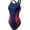 Navy/Red, variant on Girls' Phoenix Maxfit Back Swimsuit