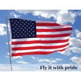 thumbnail image 5 of American Flag 5x8Ft US Flag- Heavy-Use Nylon w/ Embroidered Stars & Sewn Stripes - Deluxe Fast-Dry, All-Weather USA Flag For Outdoors & Indoors, 5 of 5