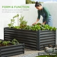 Best Choice Products 6x3x2ft Outdoor Metal Raised Garden Bed, Planter