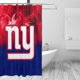 thumbnail image 3 of Cortina de ducha impermeable de secado rápido para baño NY_Giants, cortina de ducha con ganchos, decoración de fútbol americano, juego de cortinas de ducha para baño, plancha de 60 x 72 pulgadas, 3 of 8