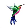 thumbnail image 2 of Art Big Hummingbird Home Pendant Decoration,B, 2 of 3