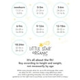 thumbnail image 2 of Little Star Organic Baby Girl 5Pk Short Sleeve Bodysuits, Size Newborn-24M, 2 of 4