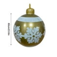 thumbnail image 3 of Fiudx Bola Inflable Navideña para Exteriores, Material de Pvc Duradero, Diseño Resistente a La Intemperie, Fácil de Instalar, Decoración Festiva para Jardín, Luz con Control Remoto, 60 Cm de Diámetro, 3 of 7