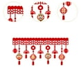 thumbnail image 6 of Sharprepublic Chinese New Year Banner Garland 2025 Snake Lunar New Year Decor Wall Sign Party Style D, 6 of 8