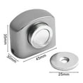 thumbnail image 4 of Windproof Door Stopper with Strong Magnetic Suction No Drilling Required, 4 of 11