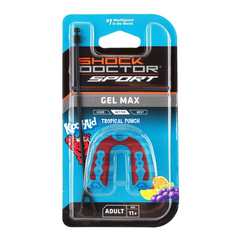 Shock Doctor Gel Max Mouthguard, Youth, Tropical Punch photo 8