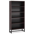 thumbnail image 4 of GVN Storage Shelves, Bookshelf Stand,70.8" Bookcase, Large Bookshelf Organizer with 5-Tier Storage Shelves,Sandalwood, 4 of 4
