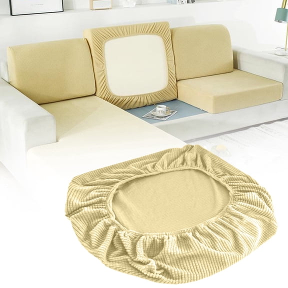 Zhuke Couch Covers Sofa Universal Stretch Sofa Cover Full Coverage Protector Couch Slipcover Washable Elastic Wrap Around Seat for Living Room Friendly Home