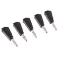 thumbnail image 7 of 5x Wire Audio Speaker Cable Banana Plug Connectors 4mm Adapter Probes Binding Posts Multimeter - black, as described, 7 of 7