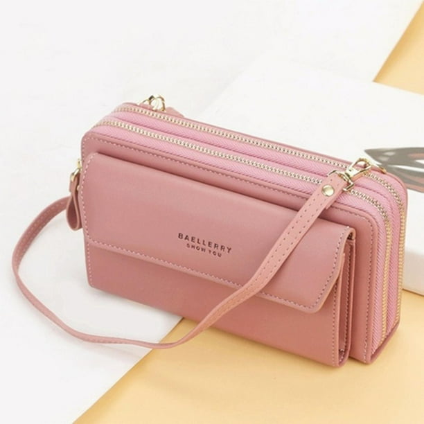 Bolso bandolera Colcomx Rosado embrague para mujer