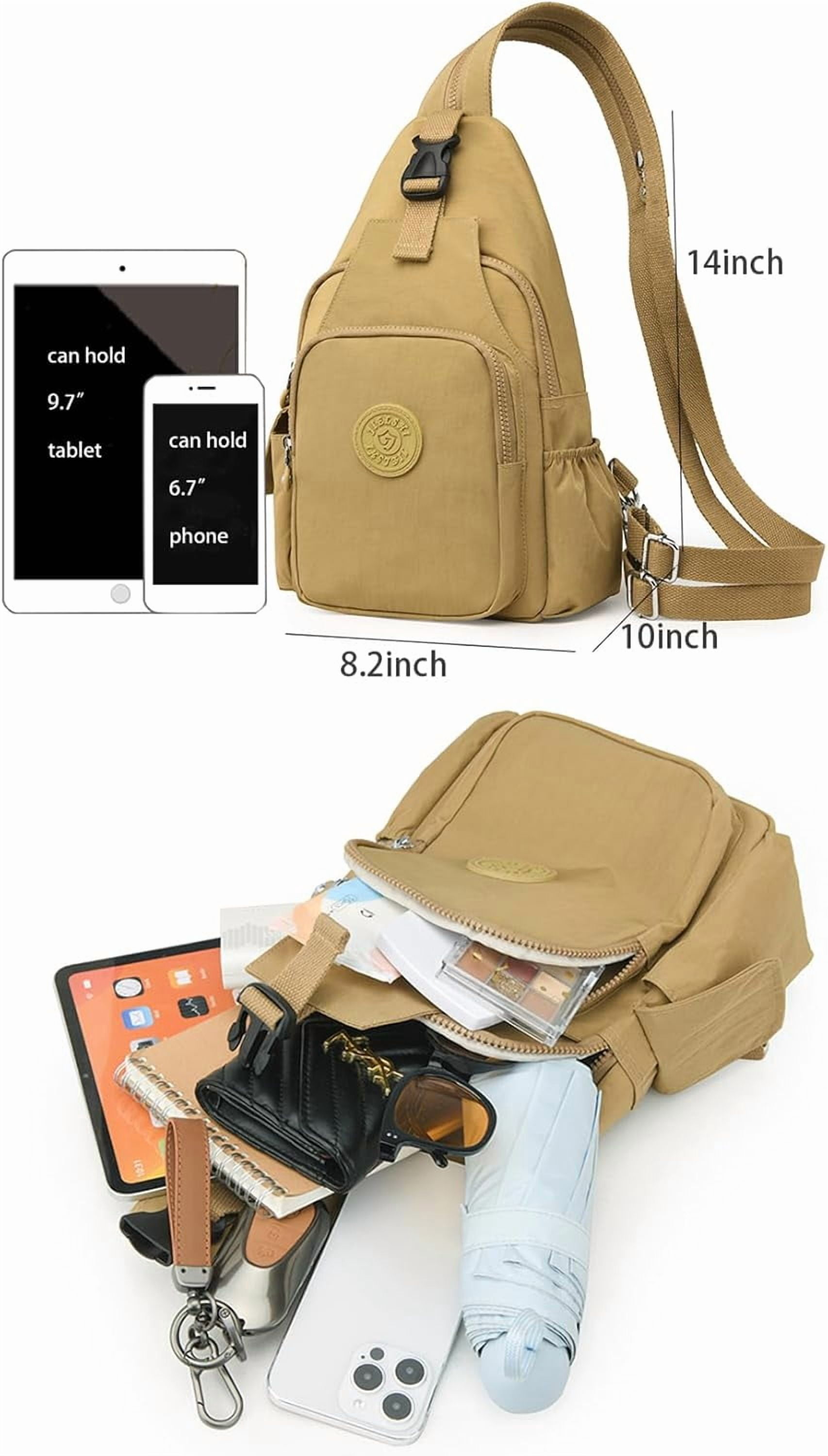 Small Backpack Purse for Women Convertible Sling Bag Mini Anti-theft Travel Bag Nylon Casual Daypack