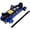 Blue + Steel, variant on 1.5 Ton Low Profile Hydraulic Trolley Jack, Pink Steel Racing Floor Jack with 5-11.8 Lifting Range and Plastic Case for Car Maintenance