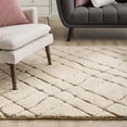 thumbnail image 4 of Modern Contemporary Urban Design Living Lounge Room Area Rug Runner Floor Carpet, Fabric, Multi Beige, 4 of 6
