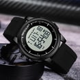 thumbnail image 3 of Digital Watches for Men Women Waterproof Unique Watch Stopwatch Countdown Alarm Analog Silicone Strap  Case, 3 of 10