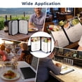 thumbnail image 5 of WeChef 5 pack 8.5"x11" Restaurant Menu Book Covers 4 View PU Leather w/ Angled Corner Wine List Bar Hotel, 5 of 8