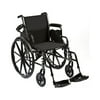 Roscoe Medical K2-Lite Wheelchair, Removable Desk-Length Arms, 18'' x 16'' Seat, 250 lb Capacity