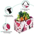 thumbnail image 3 of LOVE Large Capacity Reinforced Oxford Cloth Storage Bin - Reusable, Foldable Picnic Baskets, Decorative Box, and Tote Bag, 3 of 7