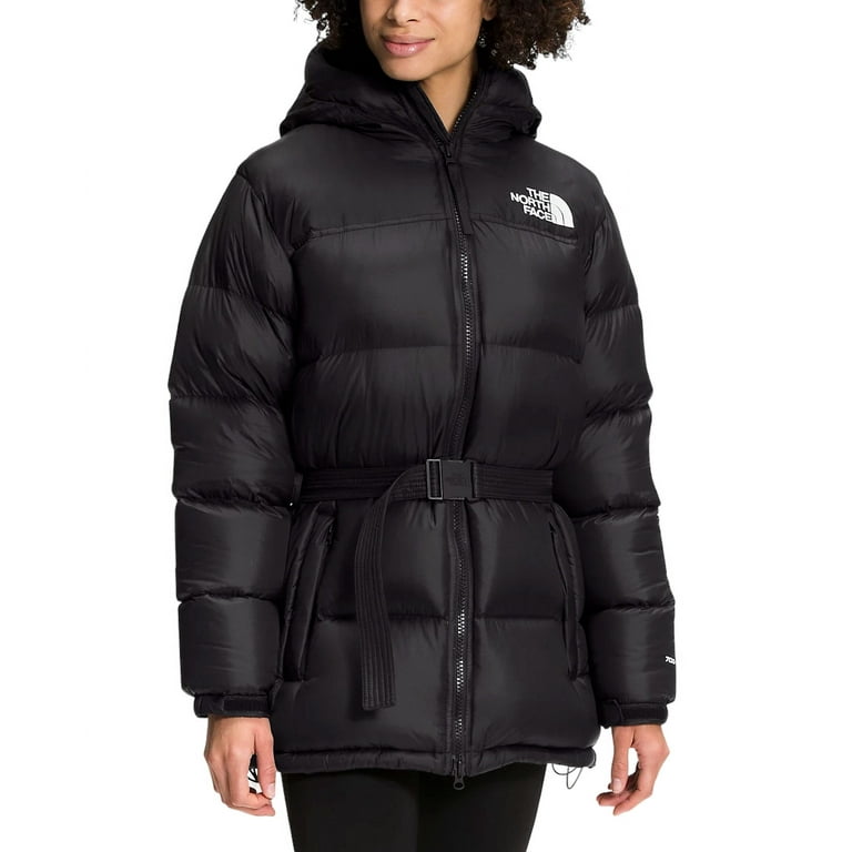 The North Face Nuptse Belted NF0A5GILJK3 Women's Black Mid Puffer 