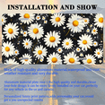 thumbnail image 3 of 1 Pcs 2D Flat License Plate Covers & Frames, Daisies For Decorative Front, Waterproof For Decoration Aluminum License Plate Covers & Frames Cover For Men Women, 12" X 6", 3 of 6