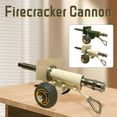 Firecracker Artillery Cannon Stainless Steel Mini CannonMilitary Model M1W9