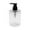 Z02-Clear, variant on Dienrx Clearance Under $5 "500Ml Clear Refillable Soap Dispenser | Plastic Pump Bottle for Shampoo, Lotion & Bathroom Essentials"