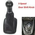 thumbnail image 5 of POSSBAY 5 Speed PU Leather Gear Shift Knob For Volkswagen Mk4 Golf/GTI/R32 1999-2005, 5 of 5