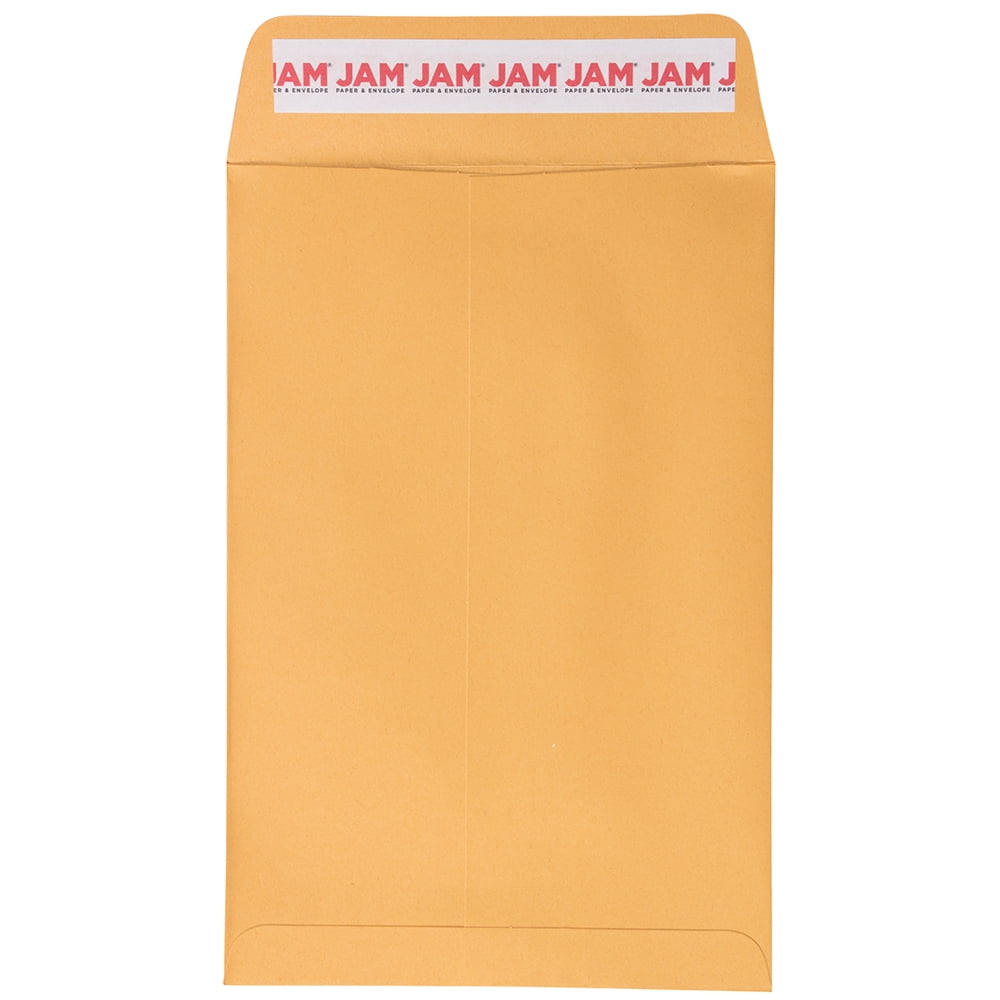 50/Pack JAM PAPER 6 x 9 Open End Catalog Premium Envelopes Dark Orange 