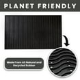thumbnail image 5 of Envelor Wave Shoe Scraper Mat Doormat Outdoor Rubber Mat for Floor Indoor Outdoor Mat for Home Entrance Heavy Duty Commercial Rubber Floor Mat Garage Entry Foot Scraper Door Mat Outside 36 x 60 inches, 5 of 12