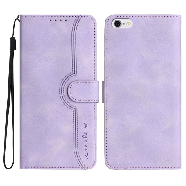 Compatible with iPhone 8/ 7 Case Premium PU Leather Wallet with Built-in Magnet Cover