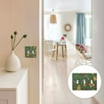 thumbnail image 7 of Yayeee Toggle Light Switch Wall Plate 2-Gang 4.56"x4.48" Decorative Outlet Cover, Yellow Christmas Gingerbread, 7 of 7
