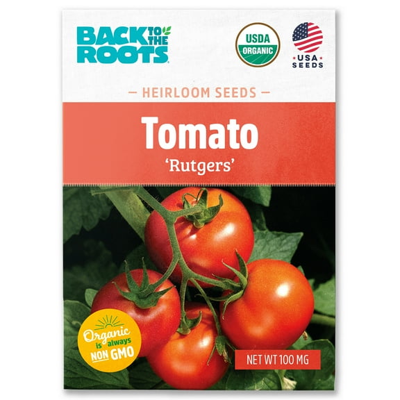 Back to the Roots Organic Tomato 'Rutgers', 1 Seed packet