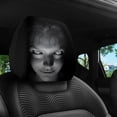 thumbnail image 6 of 2PCS Ghost Face Headrest Covers for Cars,Car Headrest Cover,Face,Head Rest Covers for Cars,Halloween,Print Seat,Stretchy Seat Protector for Auto Interior Decoration Halloween Decorations, 6 of 8