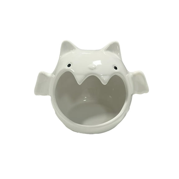 Cute Cartoon Small Ghost Candle Holder,Black Handmade Ceramic Candlestick,Tea Light Holders,Halloween Decorative Candlestick,Gift for Lovers Mothers Friends