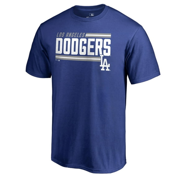 Men's Royal Los Angeles Dodgers Onside Stripe T-Shirt