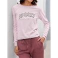 thumbnail image 2 of Creepy Dripping Font Halloween Graphic - Women's Long Sleeve, 2 of 4