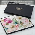 thumbnail image 7 of Cala Home "Fragrant Spring" 4 Pack Decorative Hardboard Cork Back Tabletop Placemats, 7 of 7