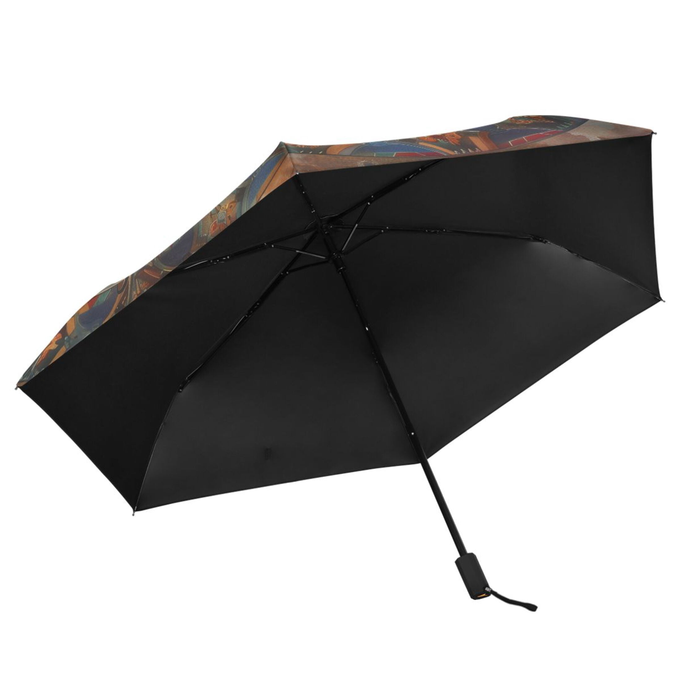 Compact Sun Umbrella Windproof Travel Umbrellas for Rain Strong Portable UV Protection Eagle Fly in Sky