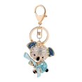 thumbnail image 1 of Creative Keychains Gifts Women Bag Pendant Keyrings Little Koala Keychain Girl Bag Pendant(Blue), 1 of 3