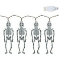 thumbnail image 1 of Spooky Skeleton String Lamp Waterproof Halloween Skeleton String Light 10/20/30/40 Led Battery Operated Usb Rechargeable, 1 of 5