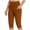 Khaki, variant on Ashirexll Womens Summer Pants, Yoga Pants Women, High Waisted Knee Length Pocket Workout Yoga Capri Summer Pants
