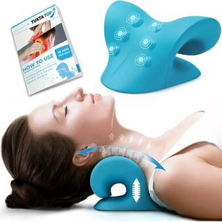 Solid-color Neck & Back Stretcher Professional Neck Back Massager