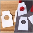 thumbnail image 2 of FRCOLOR Hanging Tags Creative Double Side Blank PVC Tags for Decor White Reusable 100 Pieces,3.54"X2.36"X0.04", 2 of 5