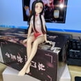 thumbnail image 2 of Figuras de acción de Demon Slayer, muñecos de PVC de Kamado, Nezuko, presión de fideos, No Yaiba, Kimetsu, 10-15CM Gong Bohan LED, 2 of 2