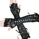 thumbnail image 2 of Guantes largos de medio dedo ANGGREK 1 par de encaje para fiesta, 2 of 8