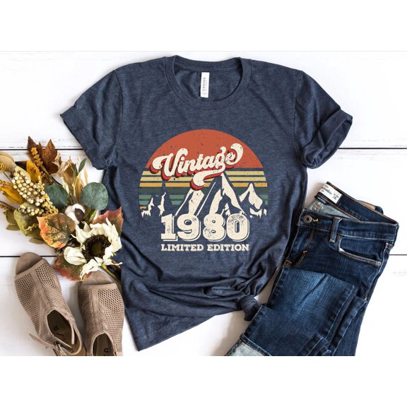 Velto Vintage 1980 Shirt, 1980 Shirt, 45th Birthday Shirt, 45th Birthday Gift, 45th Birthday Gifts For Men, 45th Birthday Gifts for Women,1980 Tee All Size S-5XL