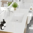 thumbnail image 4 of Madeira 48 in. Oak Wall Mount Single Sink Bath Vanity with Acrylic Top and Integrated Sink, 4 of 10