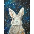 thumbnail image 3 of Debs, Emma Catherine 12x14 Black Modern Framed Museum Art Print Titled - Rabbit, 3 of 5